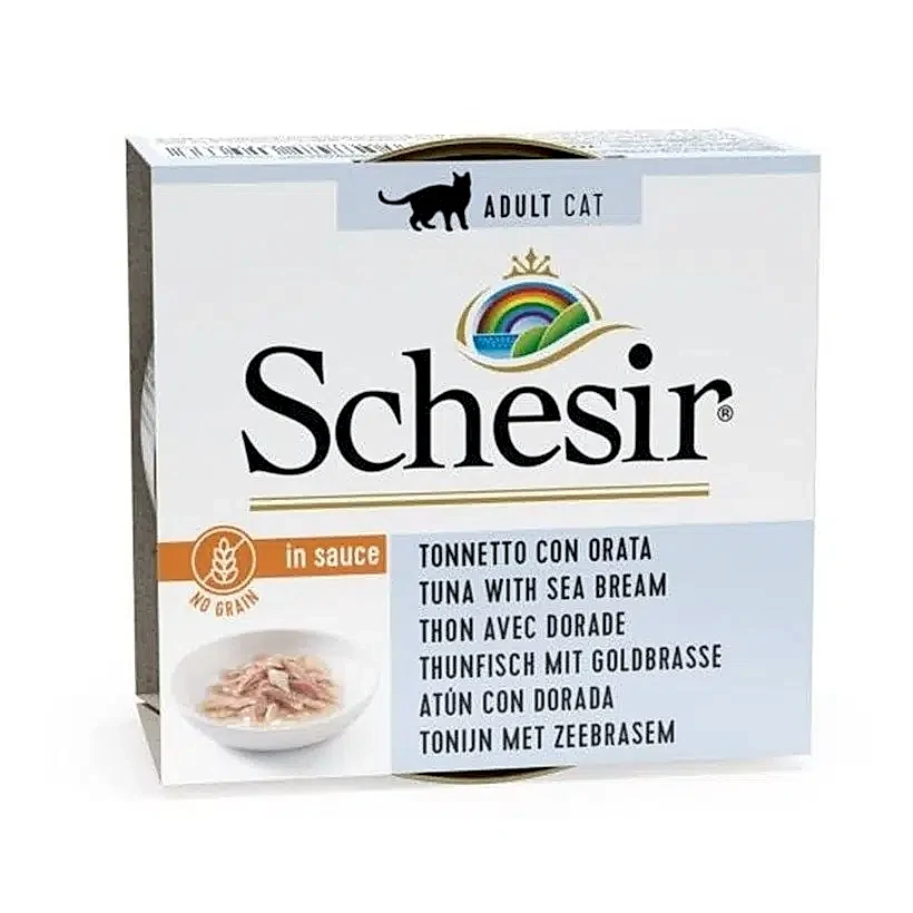 Schesir Ton Balıklı Deniz Çupralı Kedi Konservesi 85 Gr C3003