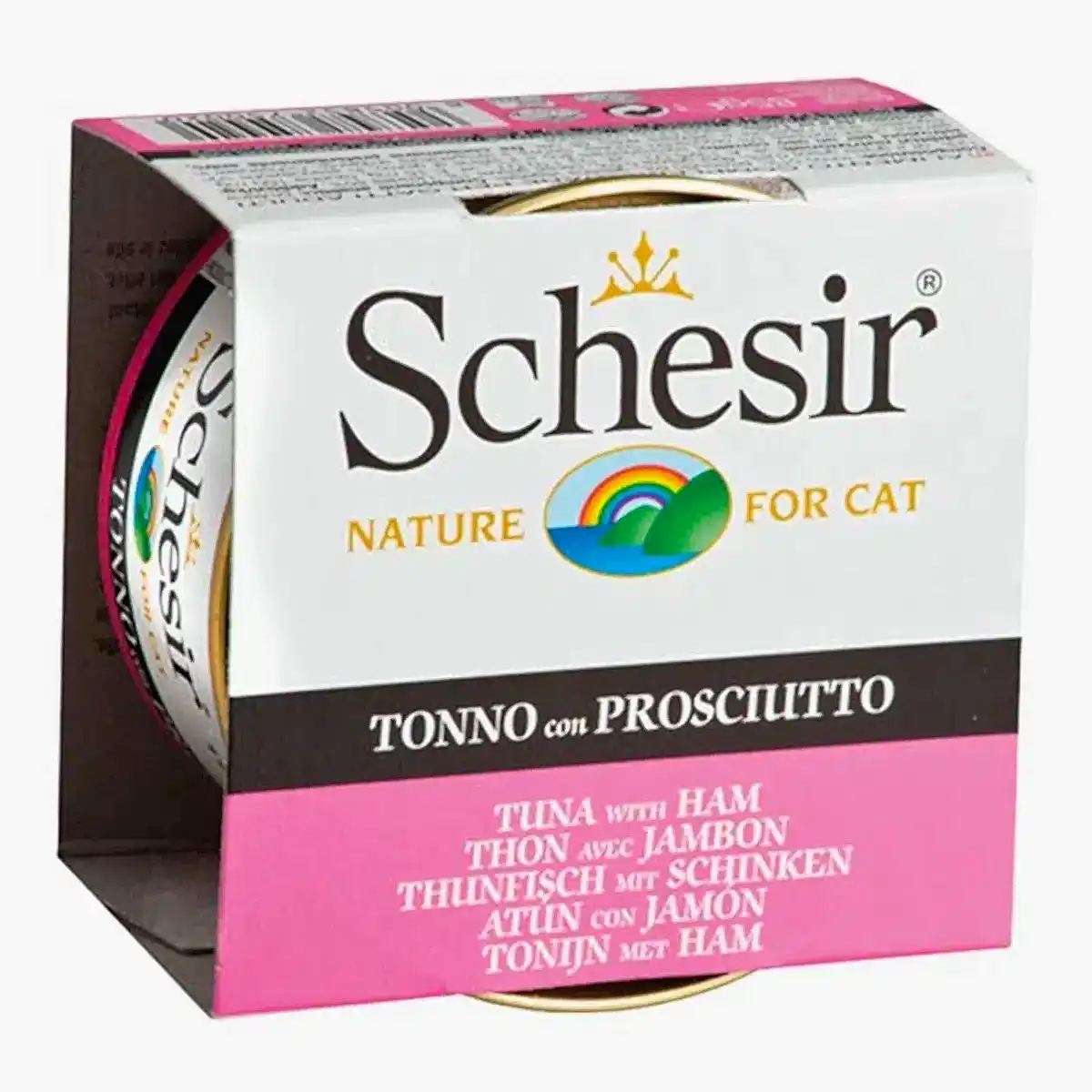 Schesir Ton Balıklı ve Jambonlu Jöleli Kedi Konservesi 85 Gr