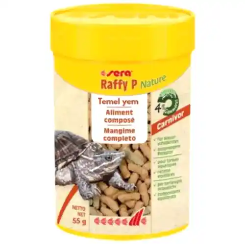 Sera Raffy P Kaplumbağa ve Sürüngen Yemi 250 ML