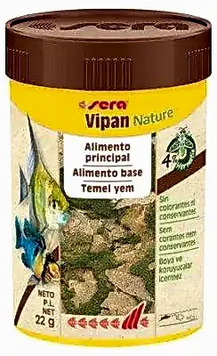Sera Vipan Nature Balık Yemi Pul 100 Ml 22 Gr
