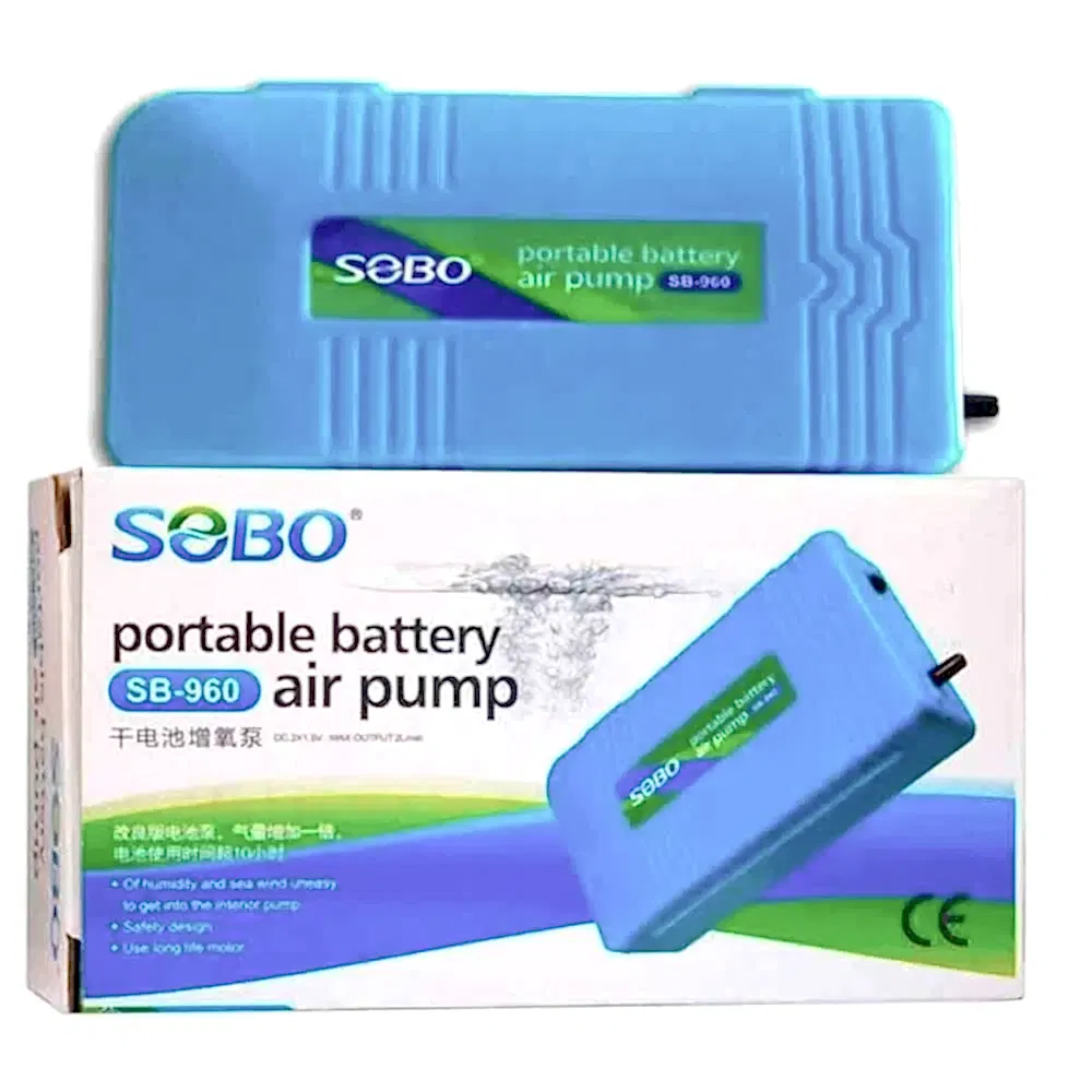 Sobo pilli hava motoru SB-960 2 LT/H 2X1.5 VOLT