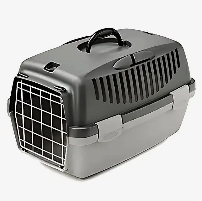 Stefanplast Gulliver 1 Metal Kapılı Kedi Köpek Taşıma Kafesi Gri