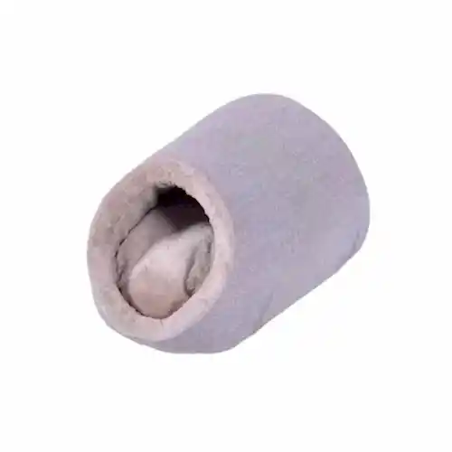 Woolart Zeron Kapalı Kedi Köpek Yatağı Bej 45*40*23 CM